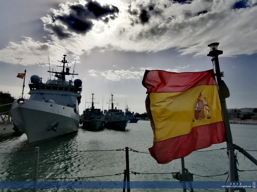 Ejercicio Multinacional Avanzado "ESP MINEX-22" en aguas de Baleares