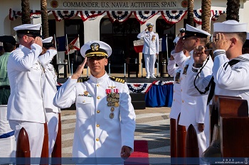 Relevo del comandante de los Estados Unidos en la Base Naval de Rota