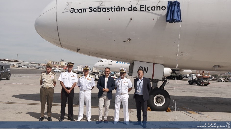 Un avión de Air Europa bautizado como "Juan Sebastián de Elcano"