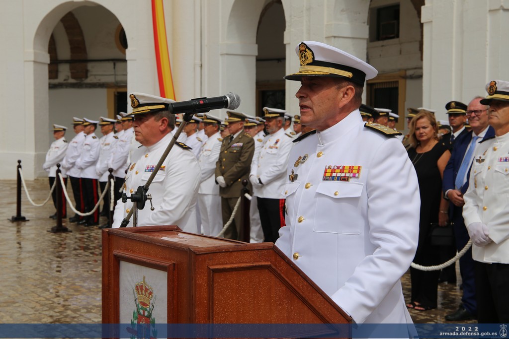 Primera visita del General de la Fuerza de Protección de la Armada al Tercio del Sur