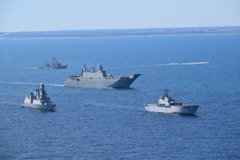 Imagen noticia:The LHD ‘Juan Carlos I’ and frigate ‘Victoria’ return to Rota Naval Base after participating in the ‘