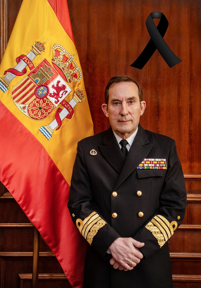 Imagen noticia:Fallece el Almirante Jefe de Estado Mayor de la Armada, Almirante General Antonio Martorell Lacave