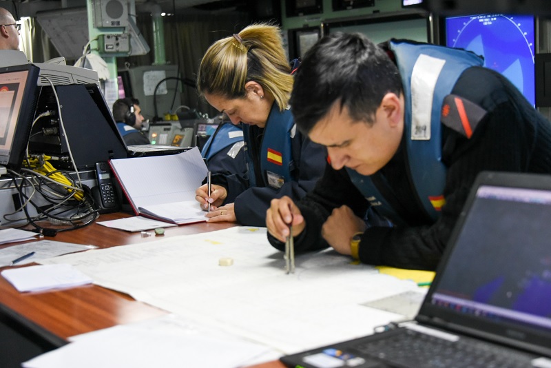 CIC conducting routine register and positioning activities.
