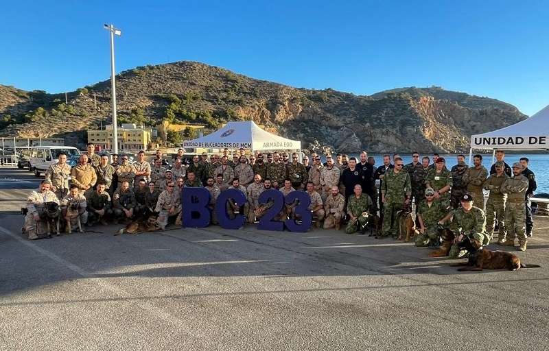 Imagen noticia:The European Union C-IED Exercise ‘Bison Counter 2023’ concludes in Cartagena.