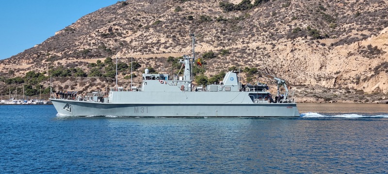 Imagen noticia:Minehunter ‘Segura’ (M-31) to integrate into NATO’s Standing Group in the Mediterranean. 