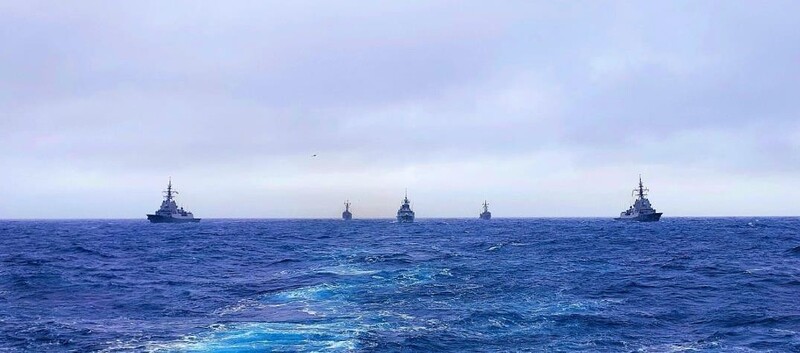 The Task Group in the North Sea