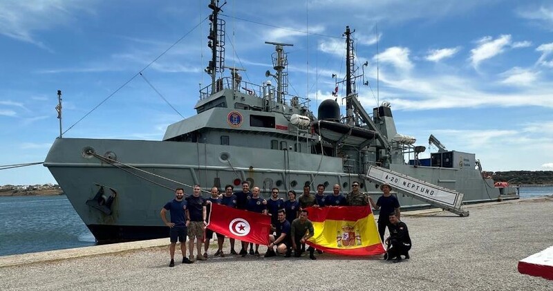 Imagen noticia:El Buque de Salvamento y Rescate "Neptuno" regresa a Cartagena tras un exitoso despliegue en Túnez