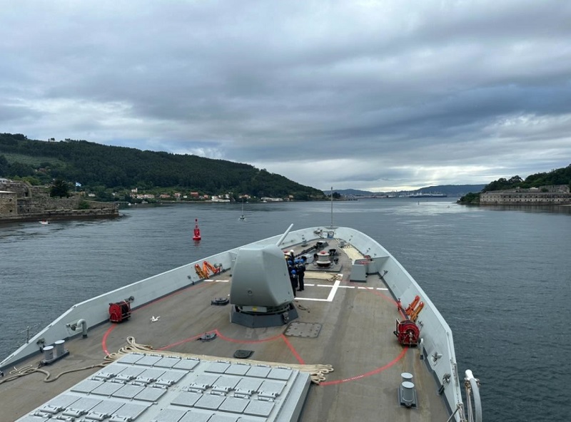 Imagen noticia:La fragata "Almirante Juan de Borbón" finaliza su despliegue después de seis meses
