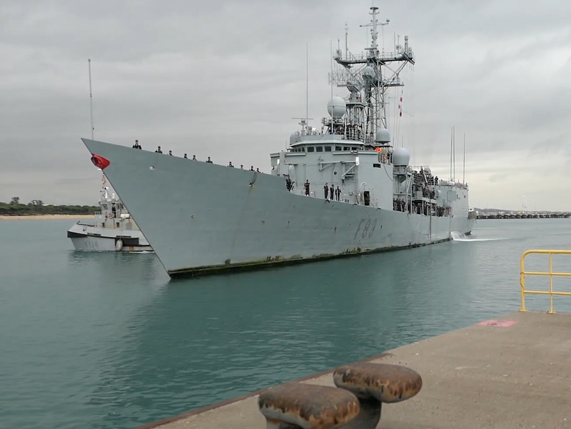 Imagen noticia:Frigate ‘Numancia’ returns home after 5 months in Operation ‘Atalanta’.