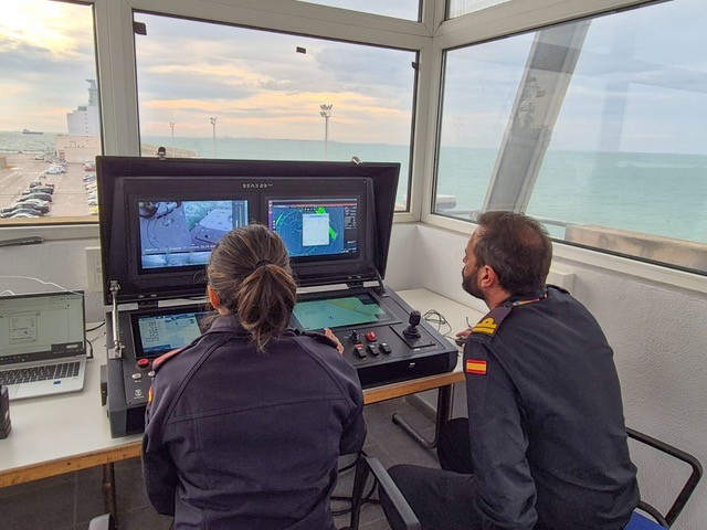 The unmanned surface vehicle ‘SEAD23’ at Rota Naval Base