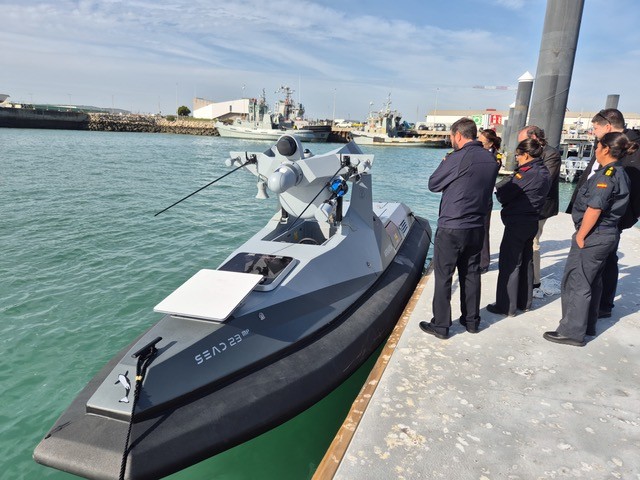 The unmanned surface vehicle ‘SEAD23’ at Rota Naval Base