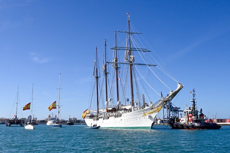 El buque escuela ‘Juan Sebastián de Elcano’ inicia su XCVIII Crucero de Instrucción