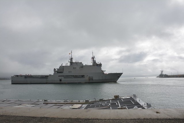 LPD ‘Castilla’ en su participación en el STEADFAST DART 26