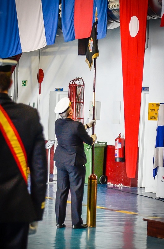 Acto de baja de las aeronaves de la 5ª Escuadrilla