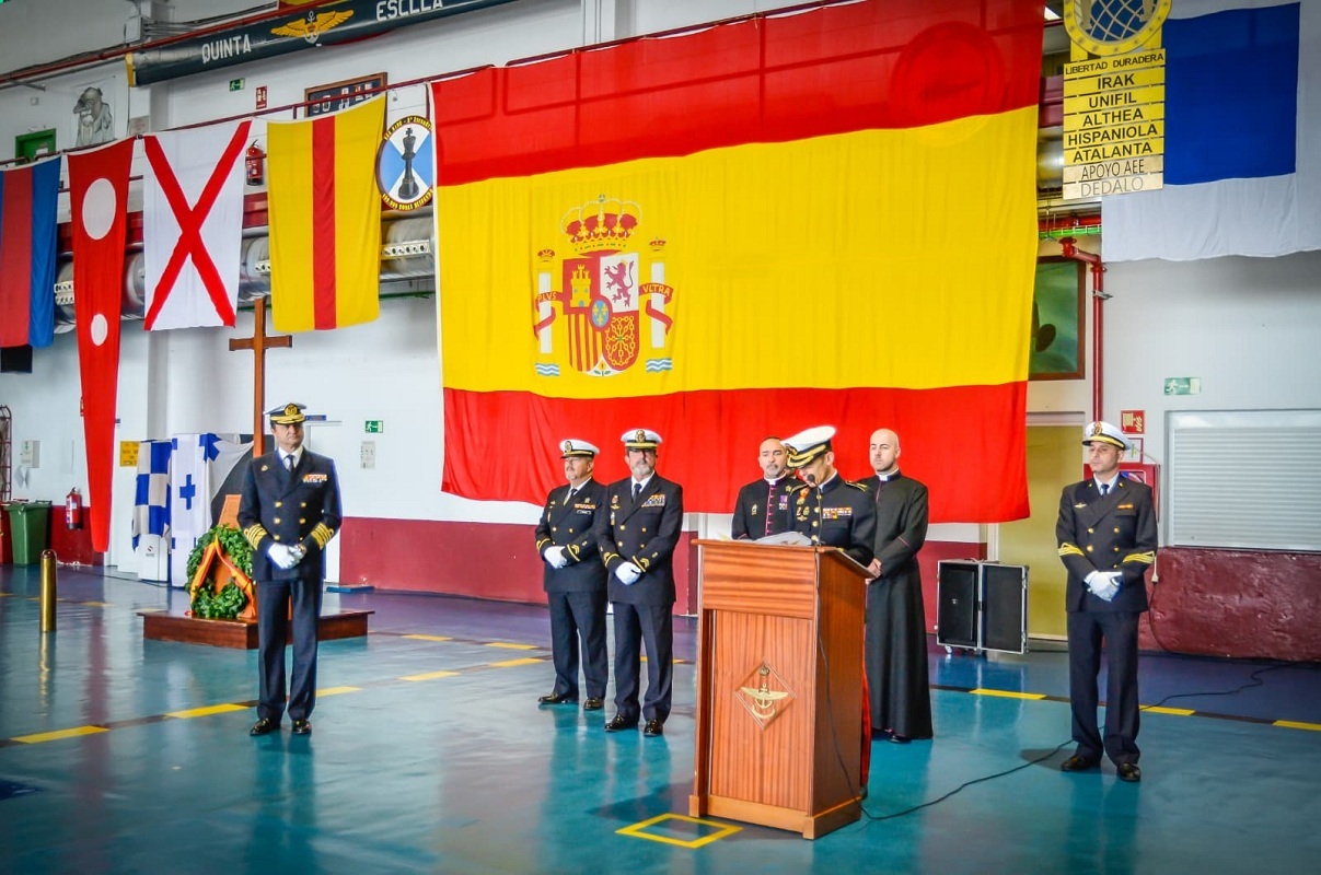 Acto de baja de las aeronaves de la 5ª Escuadrilla