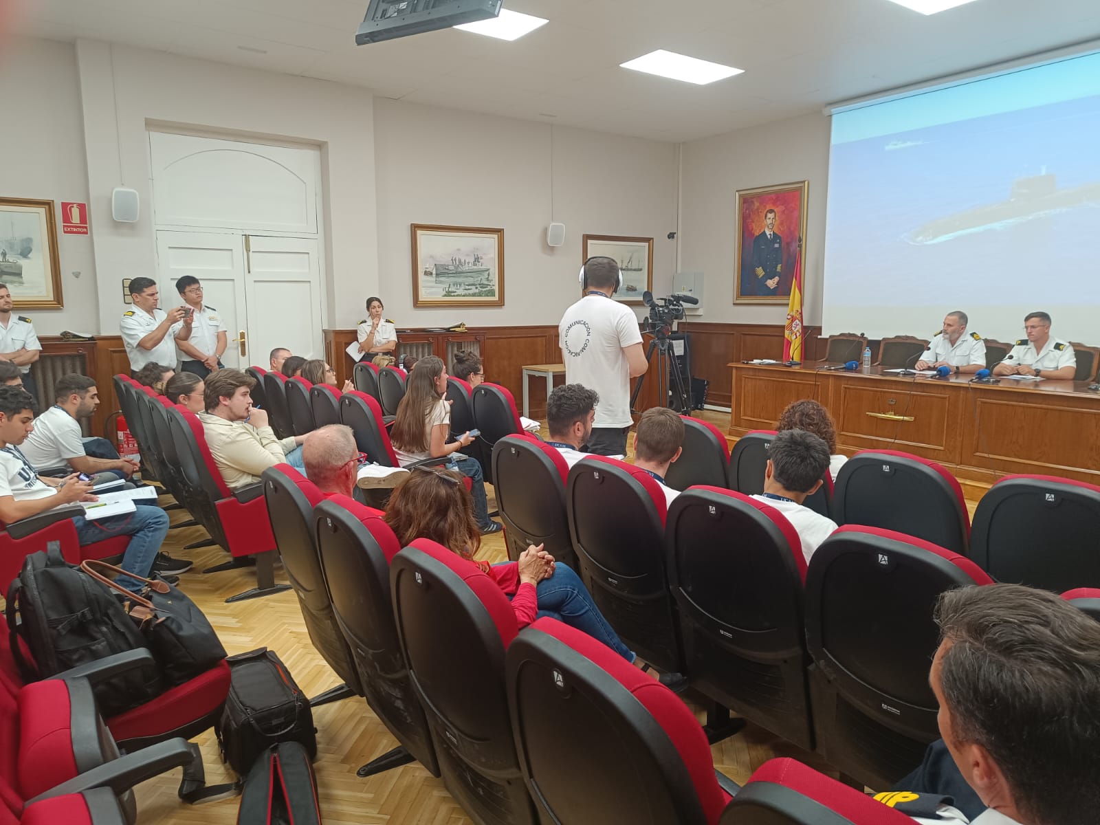 Rueda de Prensa de la UCAM a la Escuadrilla de Submarinos