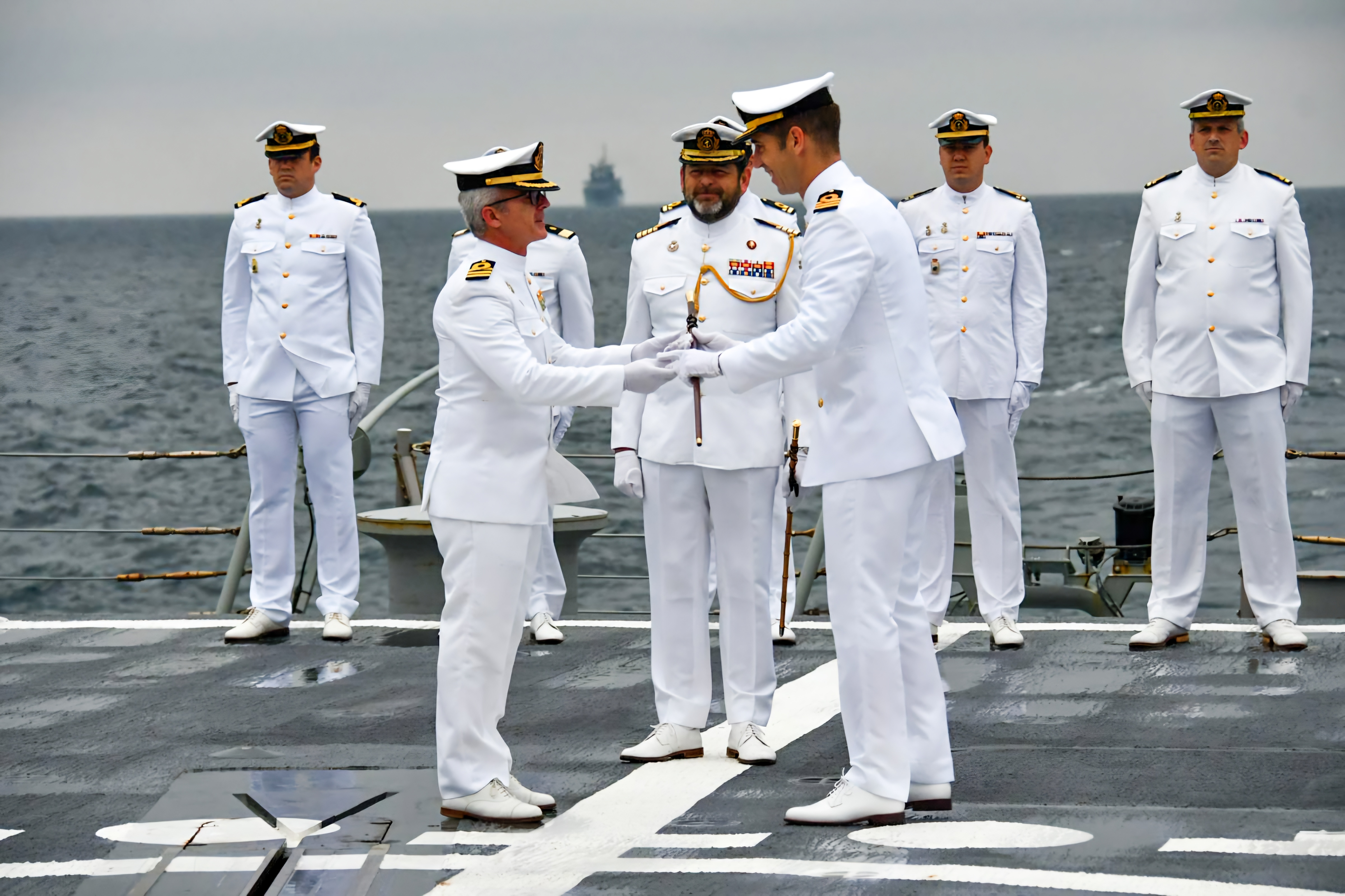 Relevo del Comandante de la fragata 'Blas de Lezo'