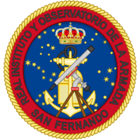 Imagen enlace:Escudo real observatorio de la Armada	
