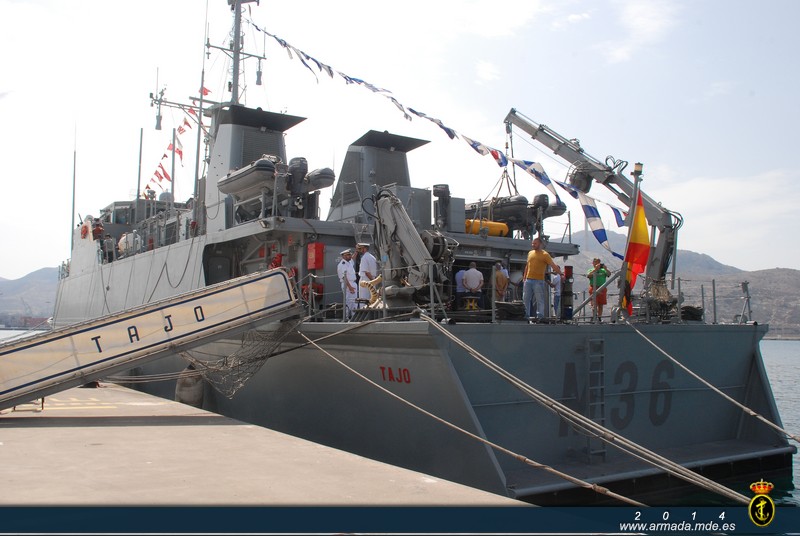 Actos de celebración del día de las Fuerzas Armadas en el Cuartel General de la Fuerza de Acción Marítima en Cartagena