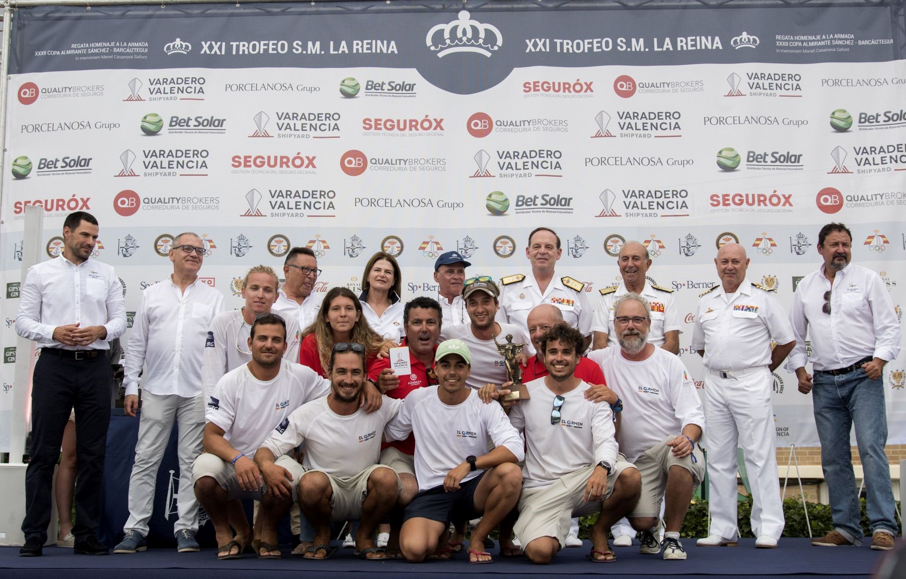 Imagen de Trofeo SM la Reina: ganador "El Carmen Elite Sails"