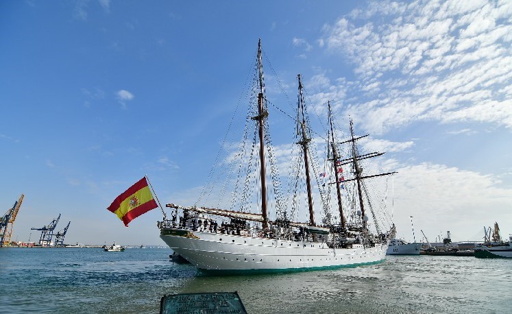Salida del XCIV Crucero instrucción del Juan Sebastián de Elcano