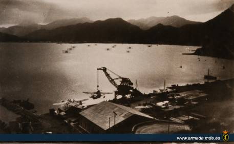 Bombardeos 1936-1939 de puertos republicanos. Base de hidros de Pollensa